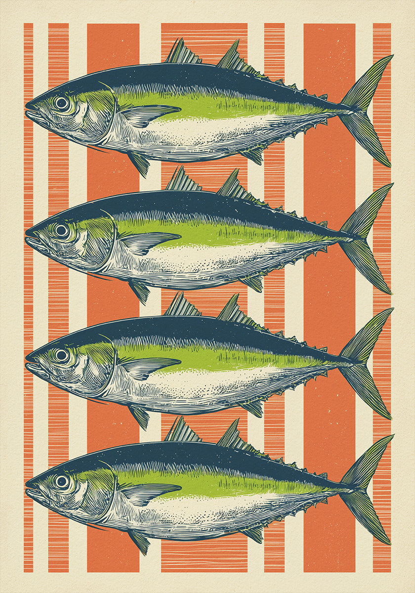Four Fishes (NEW) - Posterbox