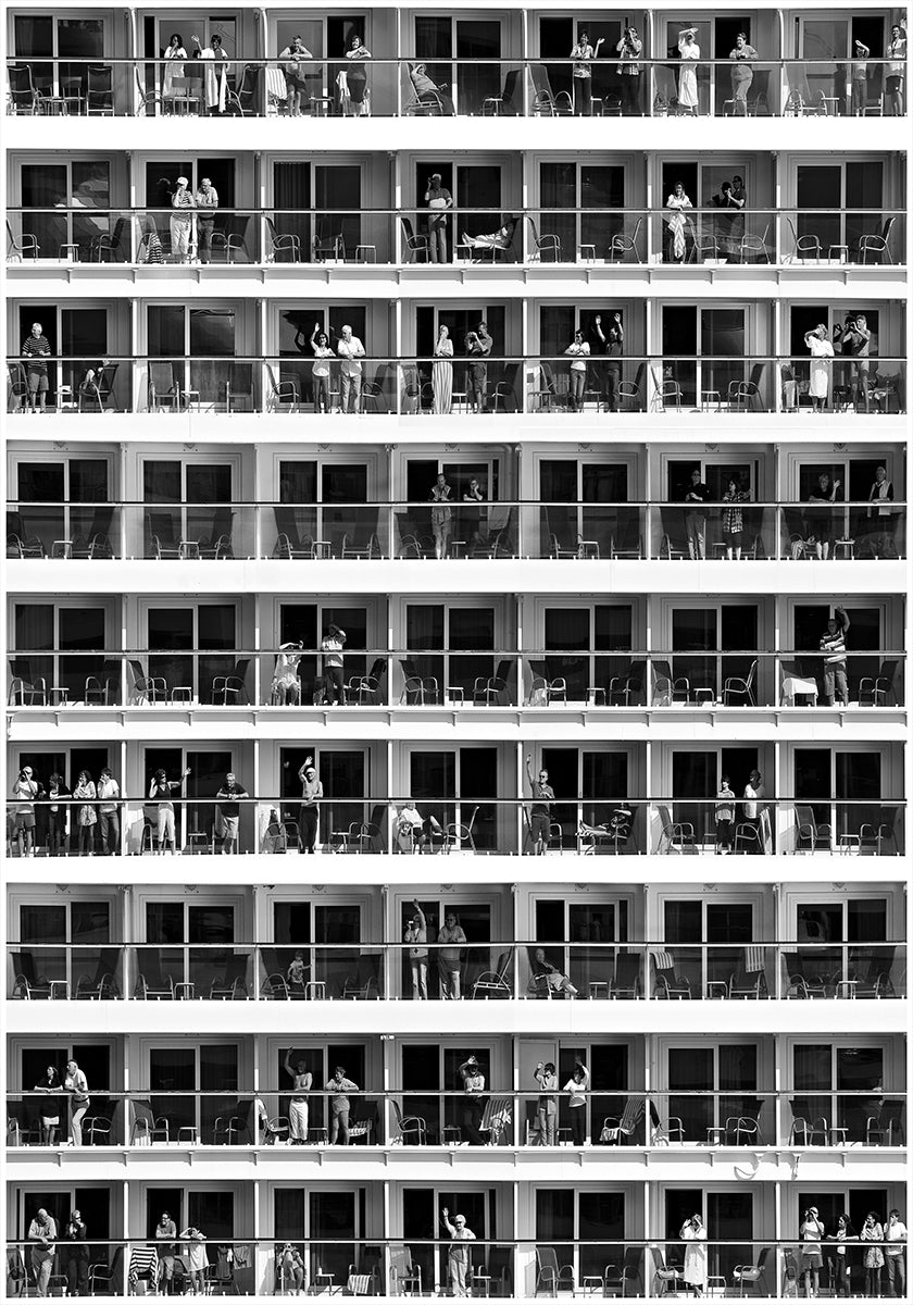 Cartaz de turismo em massa