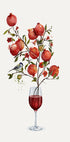 Pomegranate In a Glass of Wine (NEW) - Posterbox