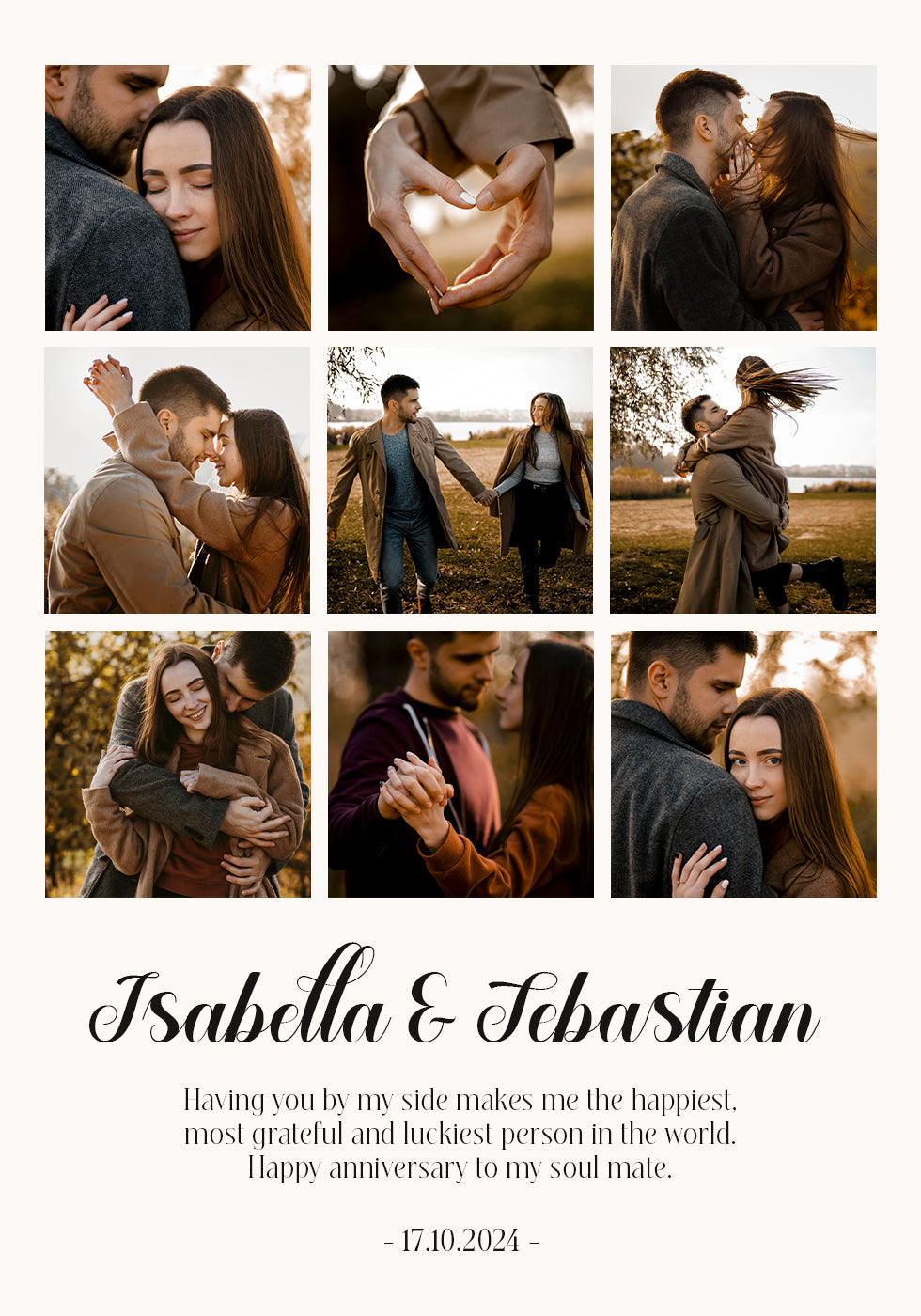 Poster Minha colagem de fotos do primeiro ano