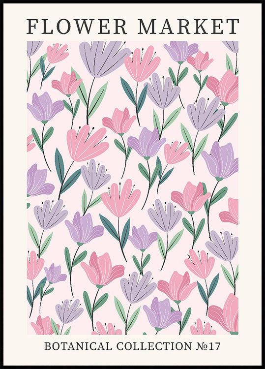 Flower Market Plakat - Posterbox.dk
