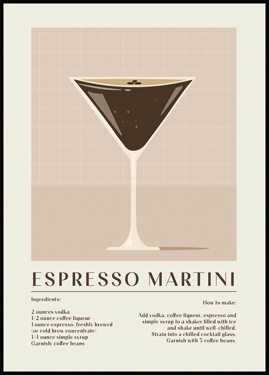 Pôster Espresso Martini