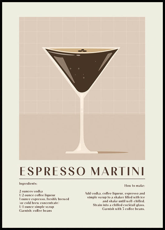 Pôster Espresso Martini