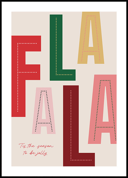 Pôster da temporada de Natal FaLaLa