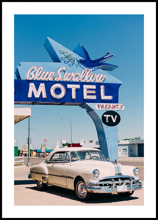 Póster Blue Swallow Motel