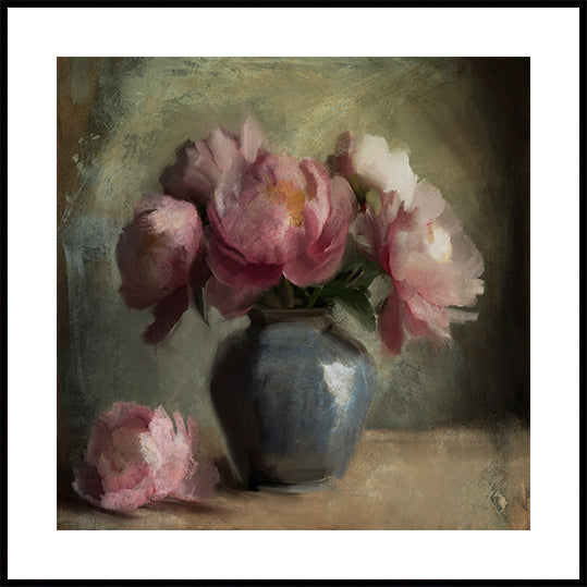 Póster Pivoines Uma Rosa