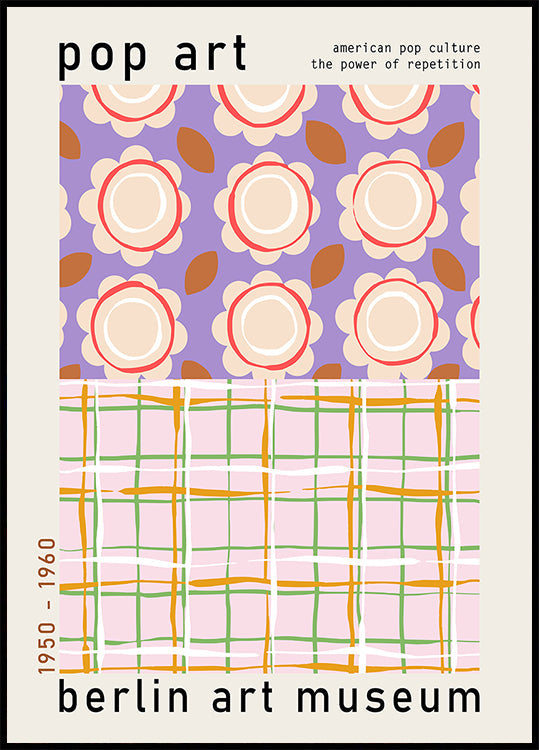 Poster Pop Art do Museu de Arte de Berlim