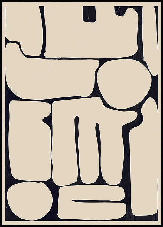 Pôster Formas Mínimas Abstratas Modernas 161