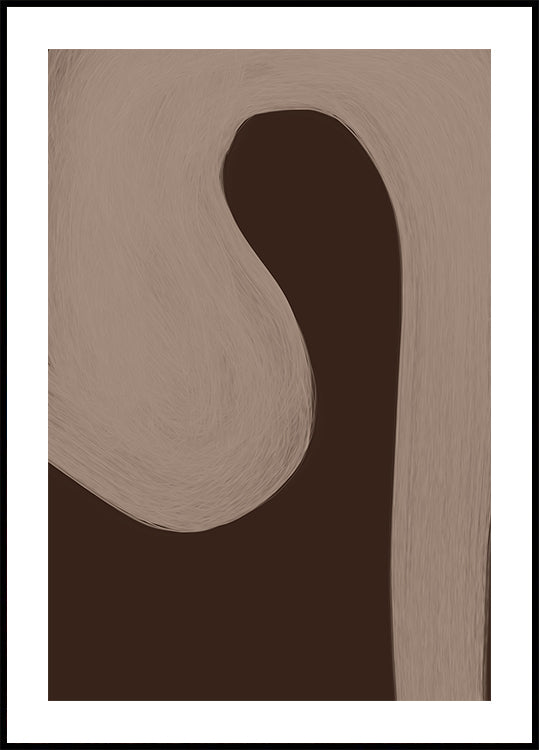 Póster Cópia da paleta de cores Mocha Mousse Iv