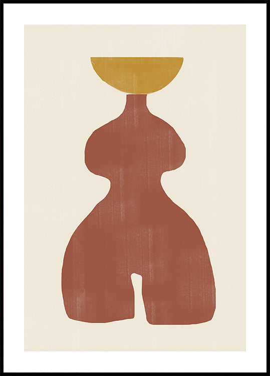 Pôster de equilíbrio abstrato