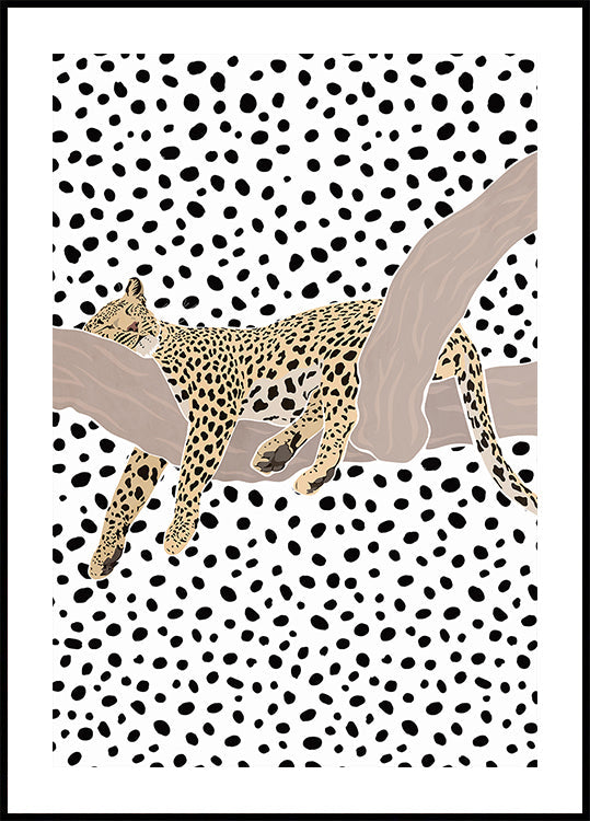 Póster Bolinhas do sono do leopardo