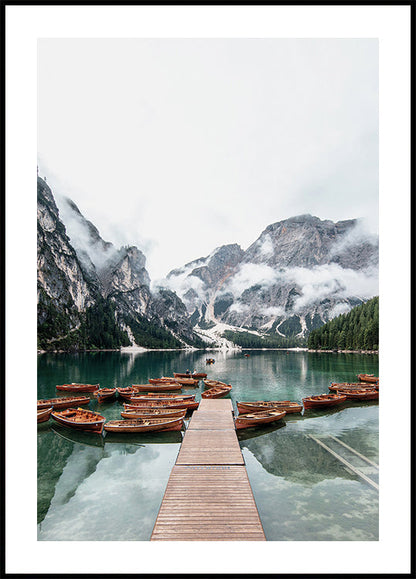 Cartaz de Barcos no Lago 