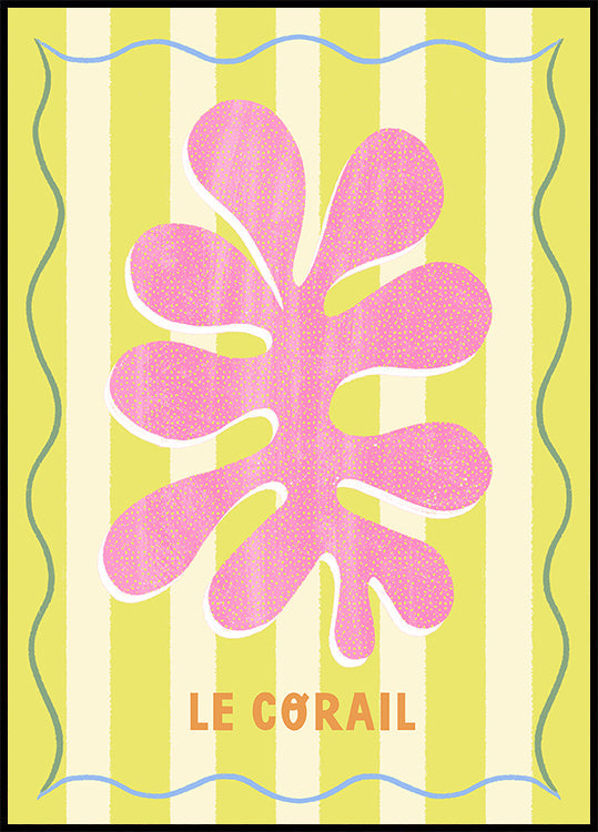 Pôster Le Corail Limão/Creme