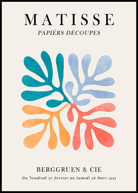 Pôster floral Matisse 4