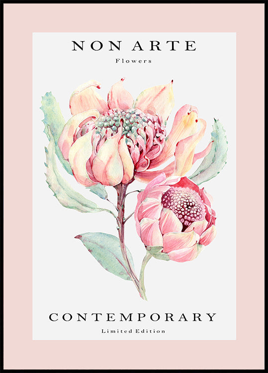 Póster Non Arte rose flower