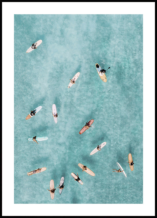 Pôster Surfistas no mar No.2