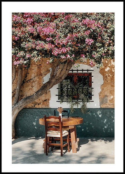 Cartaz de jantar sereno em Ibiza