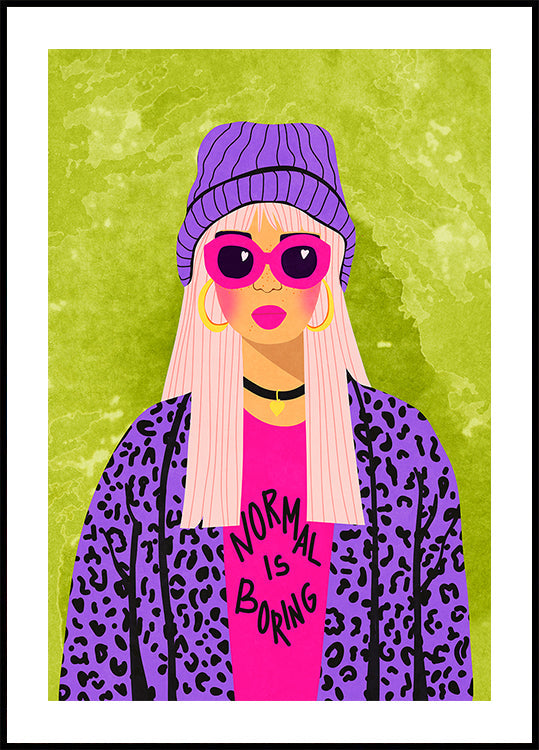 Póster Perfuração de gelo normal