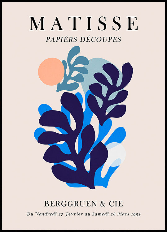 Póster Matisse floral 5