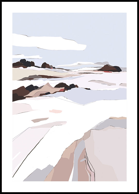 Póster Vista gelada l