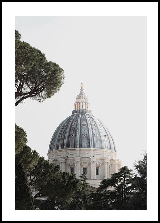 Cartaz da Cúpula da Basílica de São Pedro