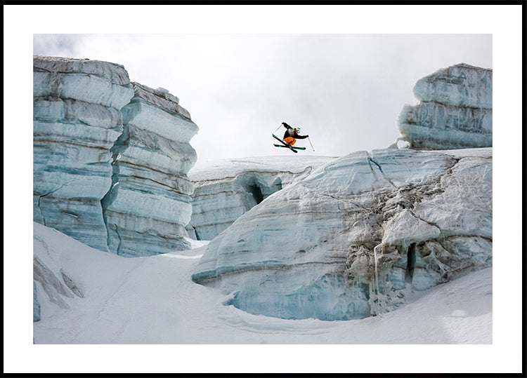 Póster Candide Thovex do nada para o nada