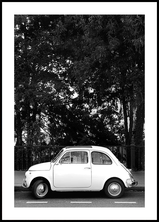 Pôster Mini carro B&W