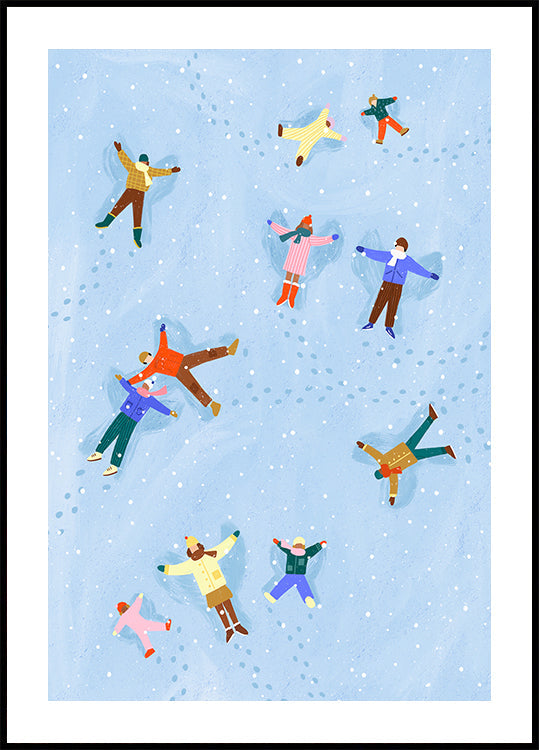 Póster Snowy Angels Delight
