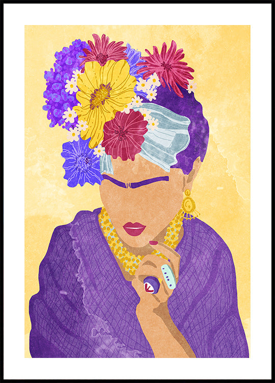 Frida e flores