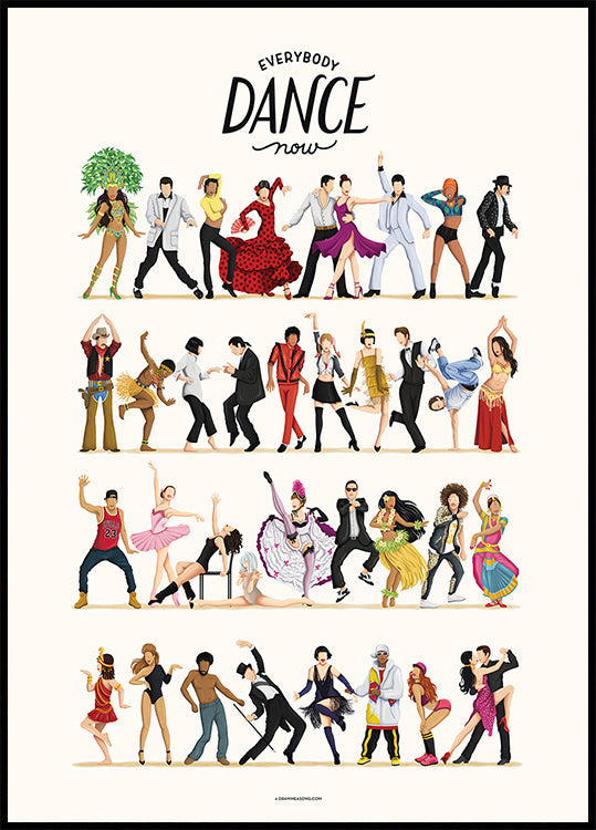 Póster Todo mundo dança agora