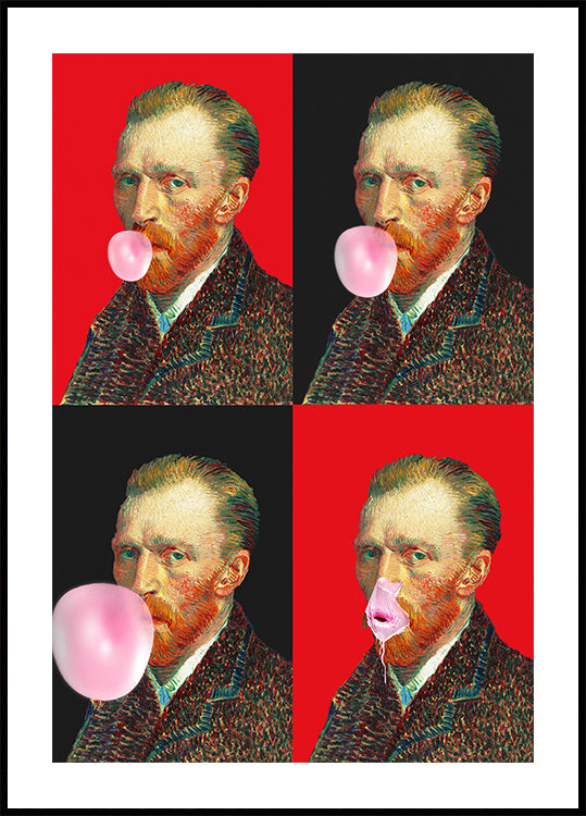 Pôster da explosão da goma de Vincent