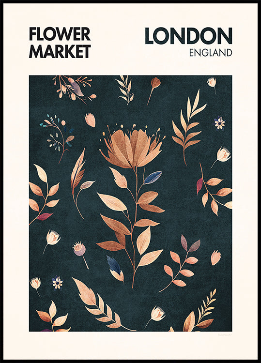 Póster Pétalas em Londres