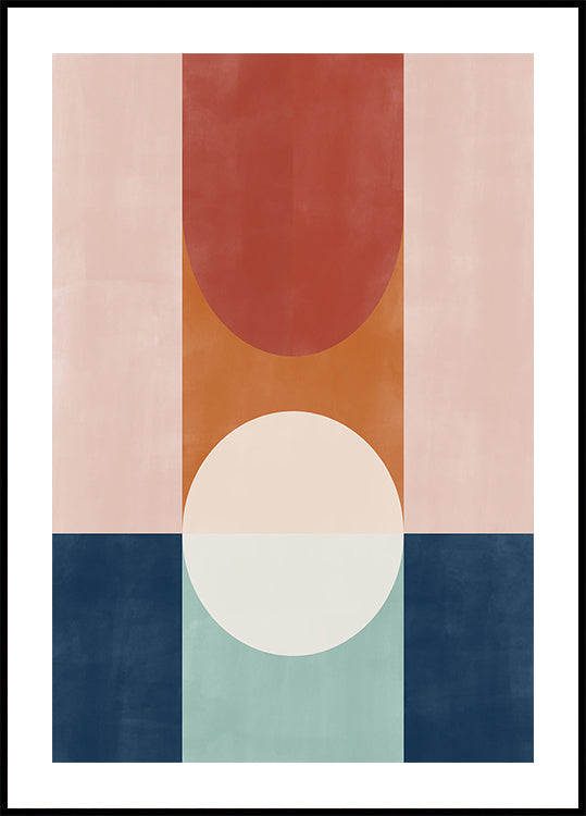 Design abstrato com formas geométricas
