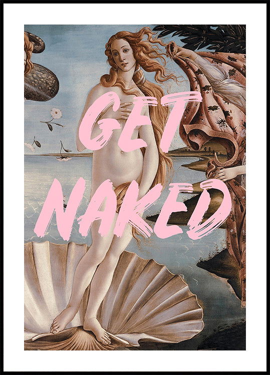 Póster Venus fica nua