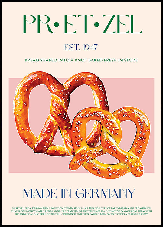 Pôster Delícia de Pretzel