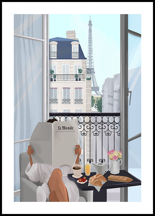 Póster Varanda de Paris