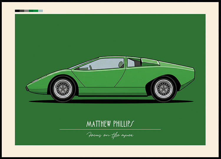 Sport Car Personal 8 Plakat - Posterbox