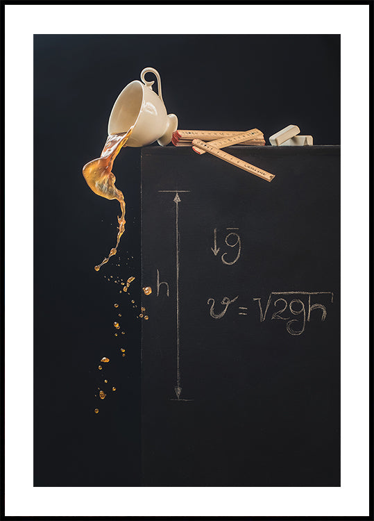 Póster Um estudo com queda livre