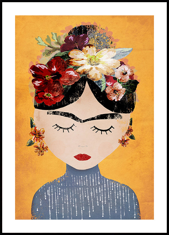 Póster Floral Serenidade