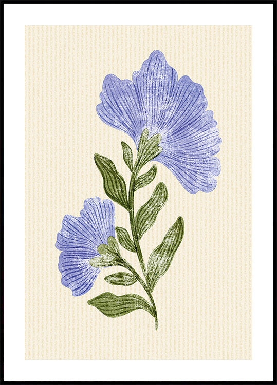 Pôster de flores vintage