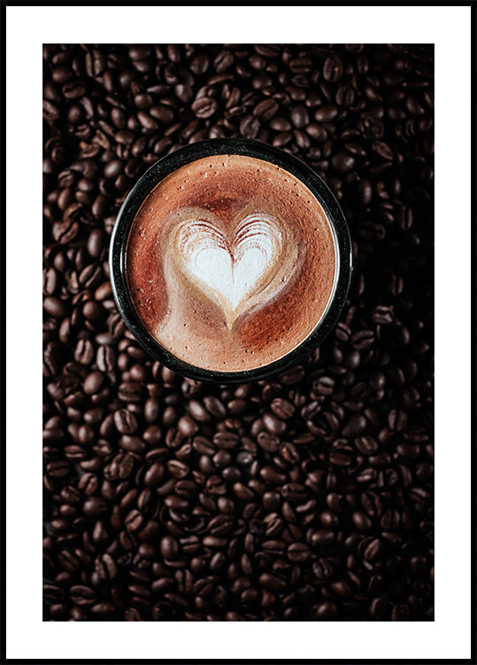 Póster love latte