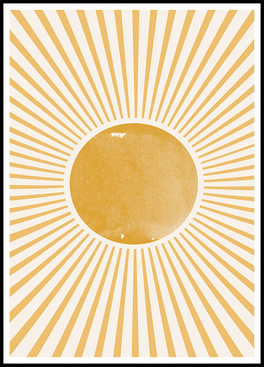 Pôster Radiante da Explosão do Amanhecer