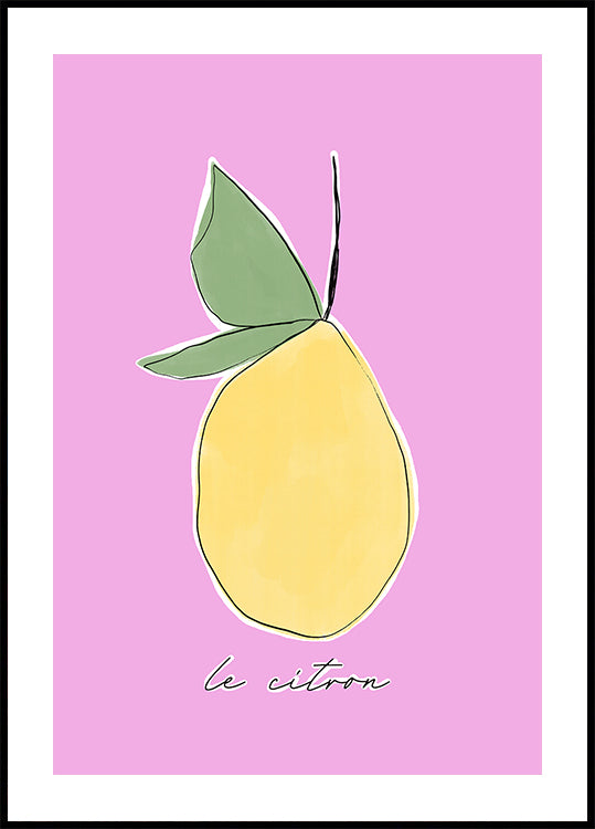 Póster Citrus Delight