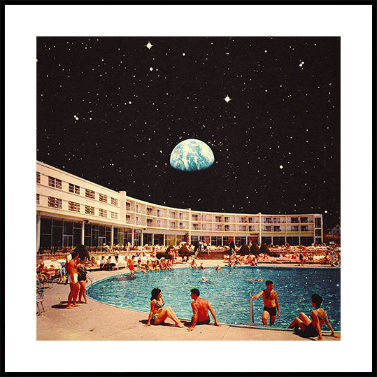 Póster Piscina Lunar