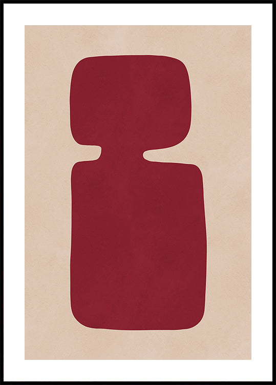 Pôster Silhueta Carmesim