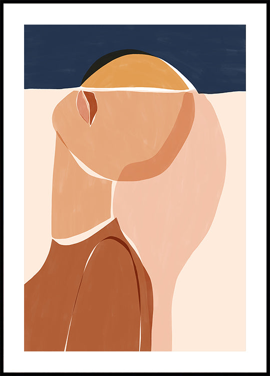 Pôster Metade Face Meio Sol