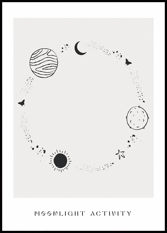 Moonlight Activity No. 4 Plakat - Posterbox.dk
