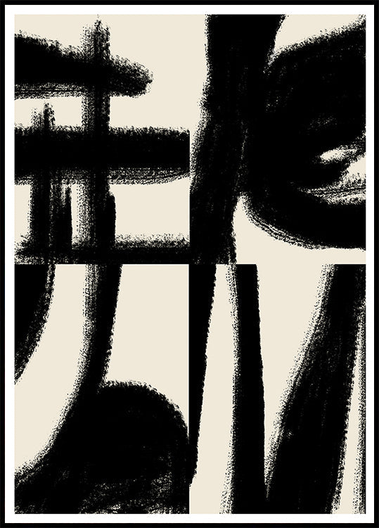 Pôster de dança de traços ousados