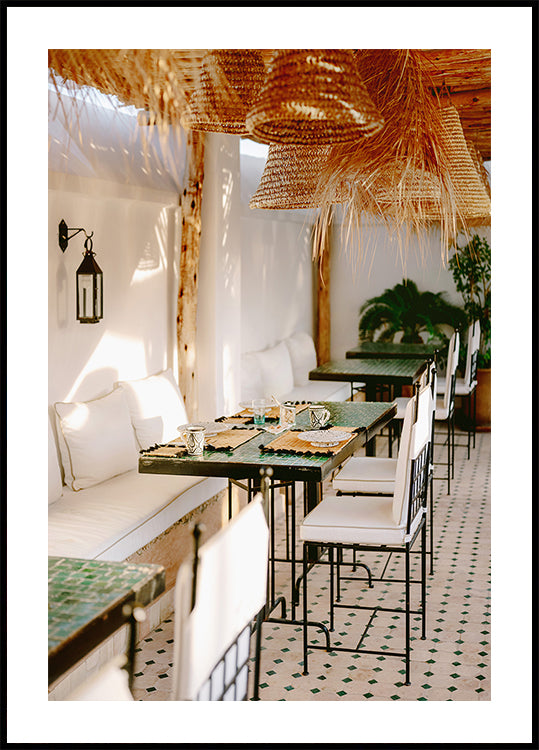Pronto para o café da manhã | Póster Fotografia de viagem de Marrakech