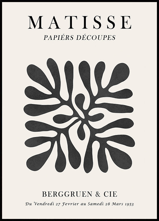 Póster Matisse floral 1